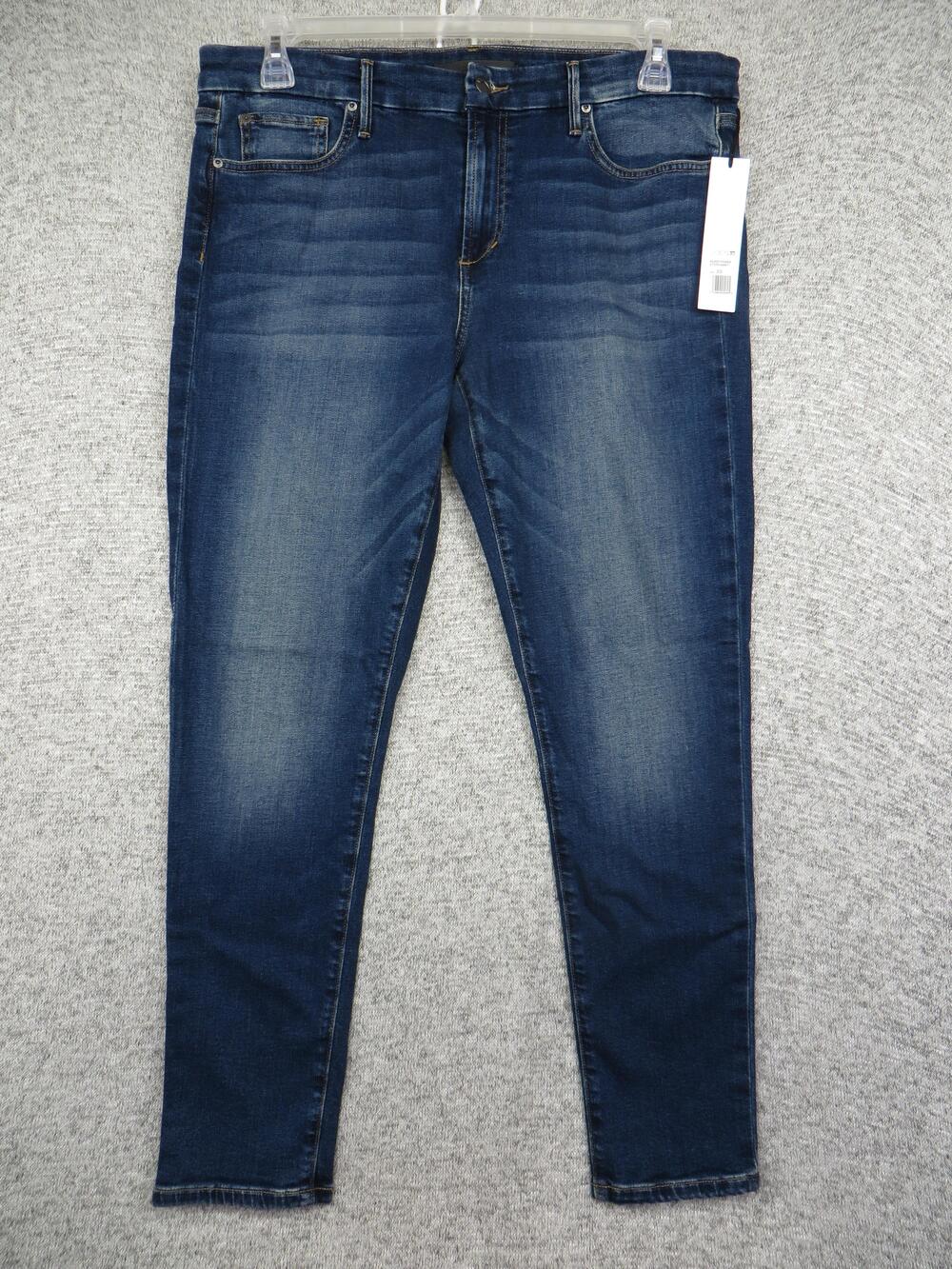 Joe's Jeans Womens 33 Dark Wash The Icon Mid Rise Skinny Ankle Flawless Stretch